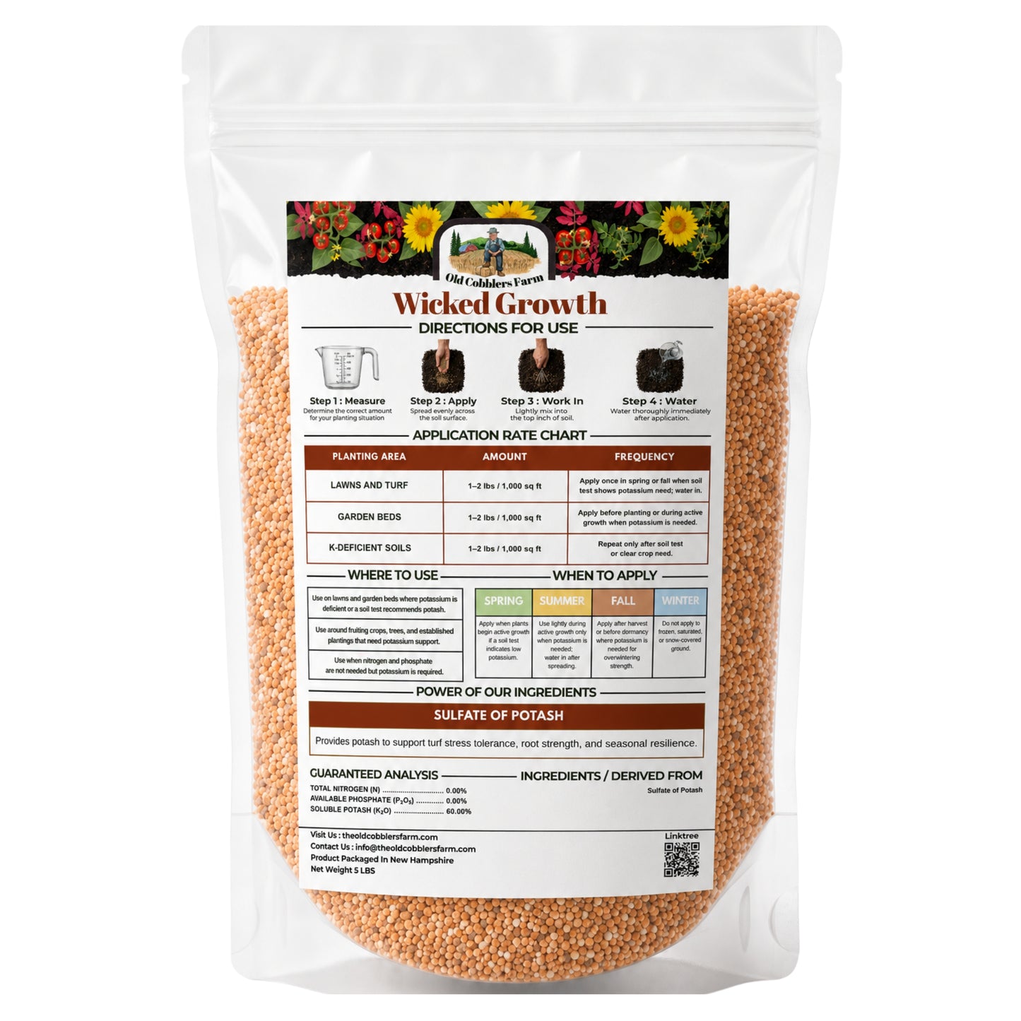 Wicked Growth Potassium Fertilizer