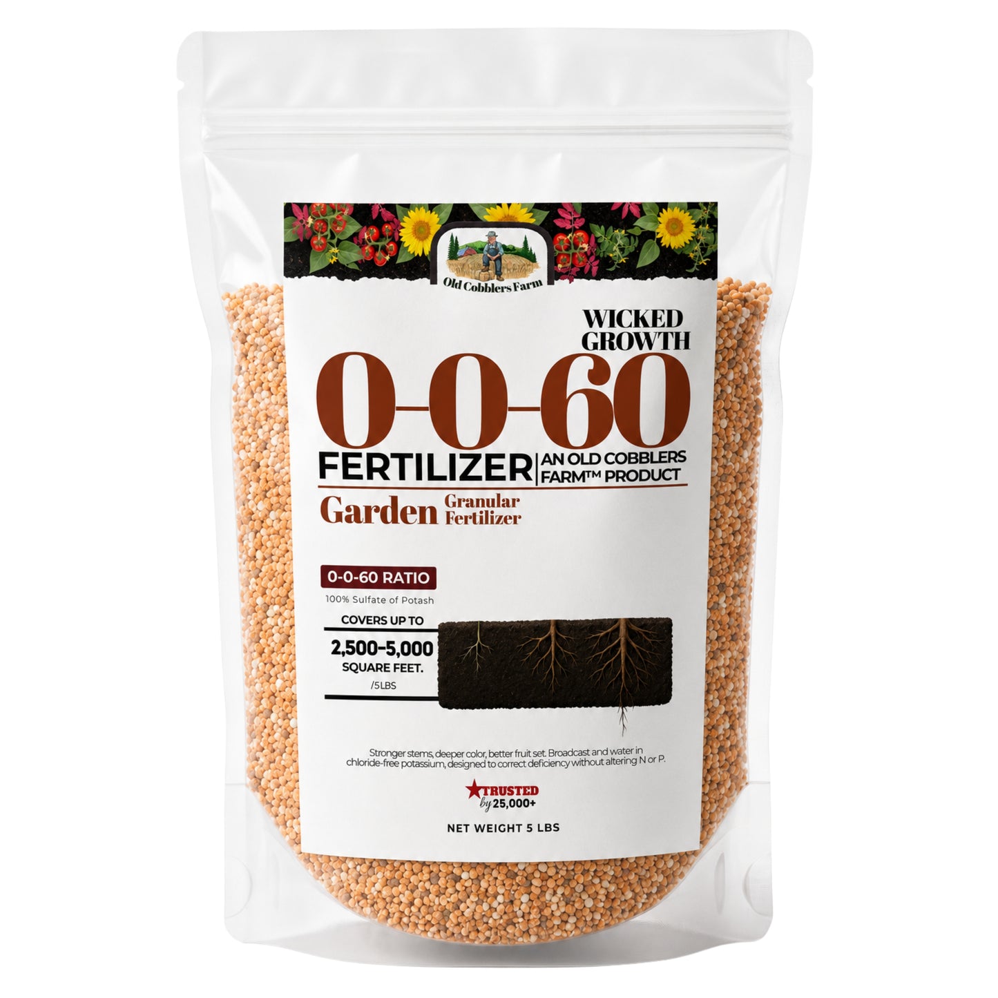Wicked Growth 0-0-60 Fertilizer - Old Cobblers Farm