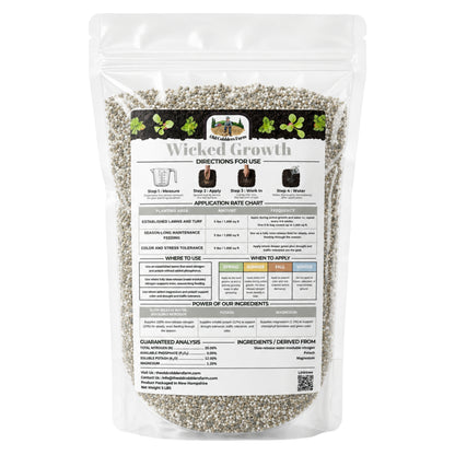 Wicked Organics 0-12-0 Rock Phosphate Fertilizer