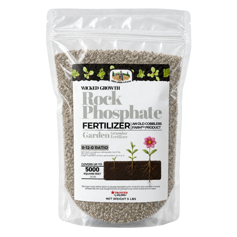 Wicked Organics 0-12-0 Rock Phosphate Fertilizer
