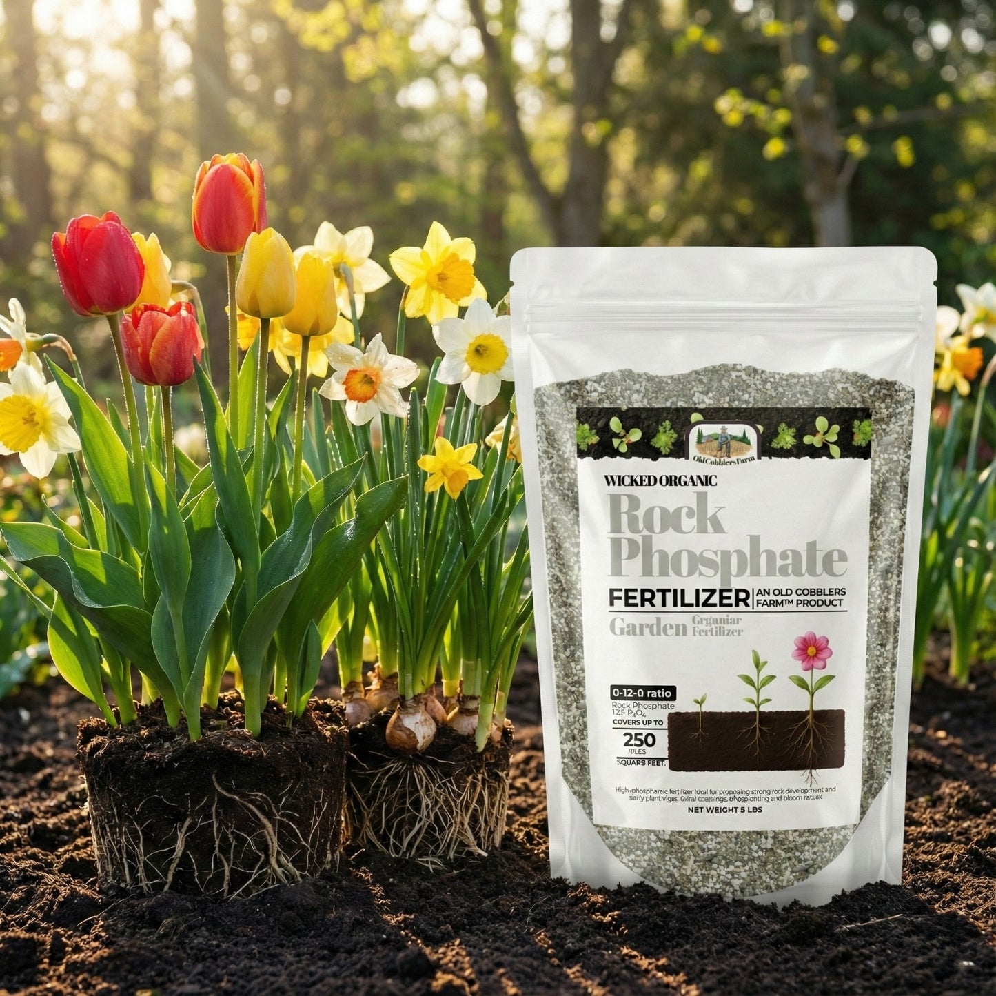 Wicked Organic 0-12-0 Rock Phosphate Fertilizer