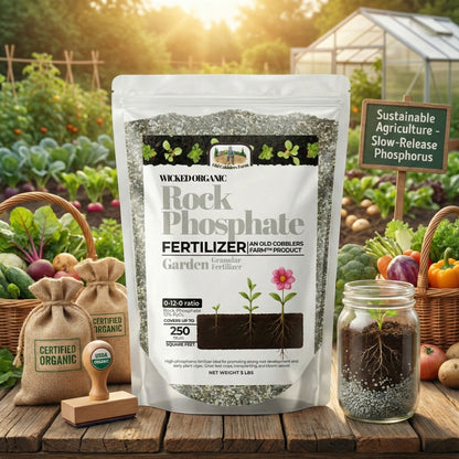 Wicked Organic 0-12-0 Rock Phosphate Fertilizer