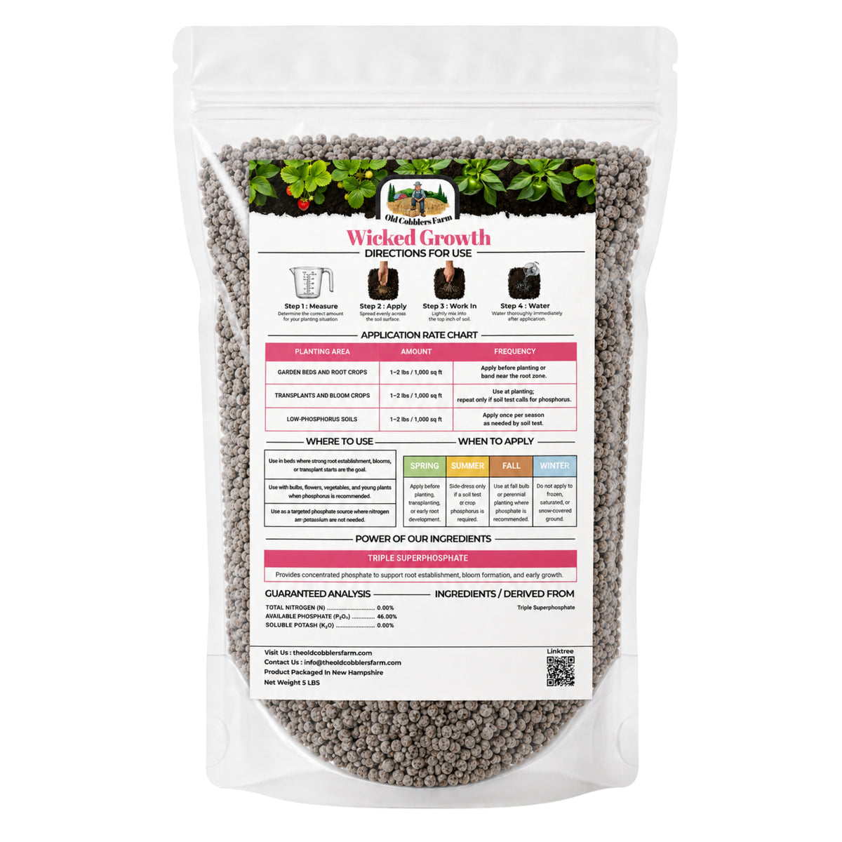 Wicked Growth 0-46-0 Fertilizer