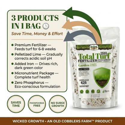 Wicked Growth Total Turf 12-0-7 Fertilizer