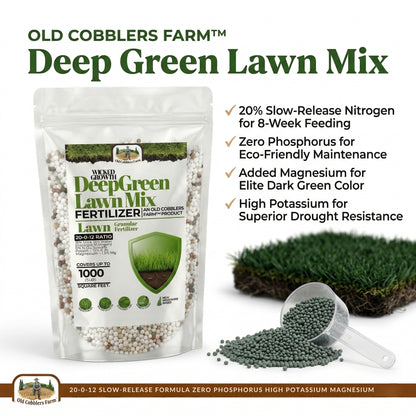 Wicked Growth Deep Green Lawn Mix 20-0-12 Fertilizer