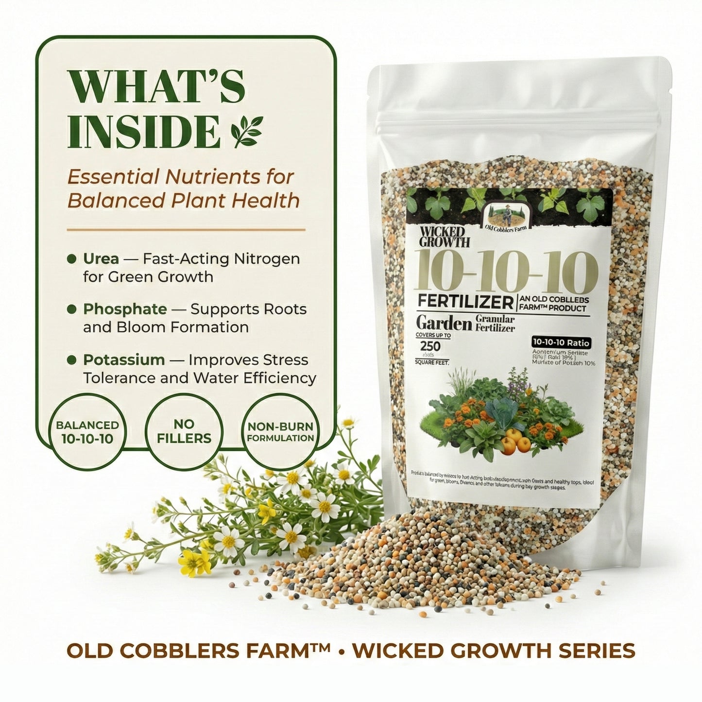 Wicked Growth 10-10-10 Fertilizer