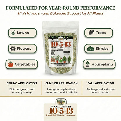 Wicked Growth 10-5-13 Fertilizer