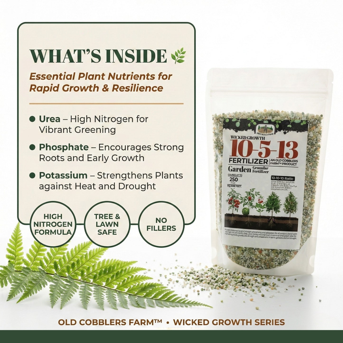Wicked Growth 10-5-13 Fertilizer