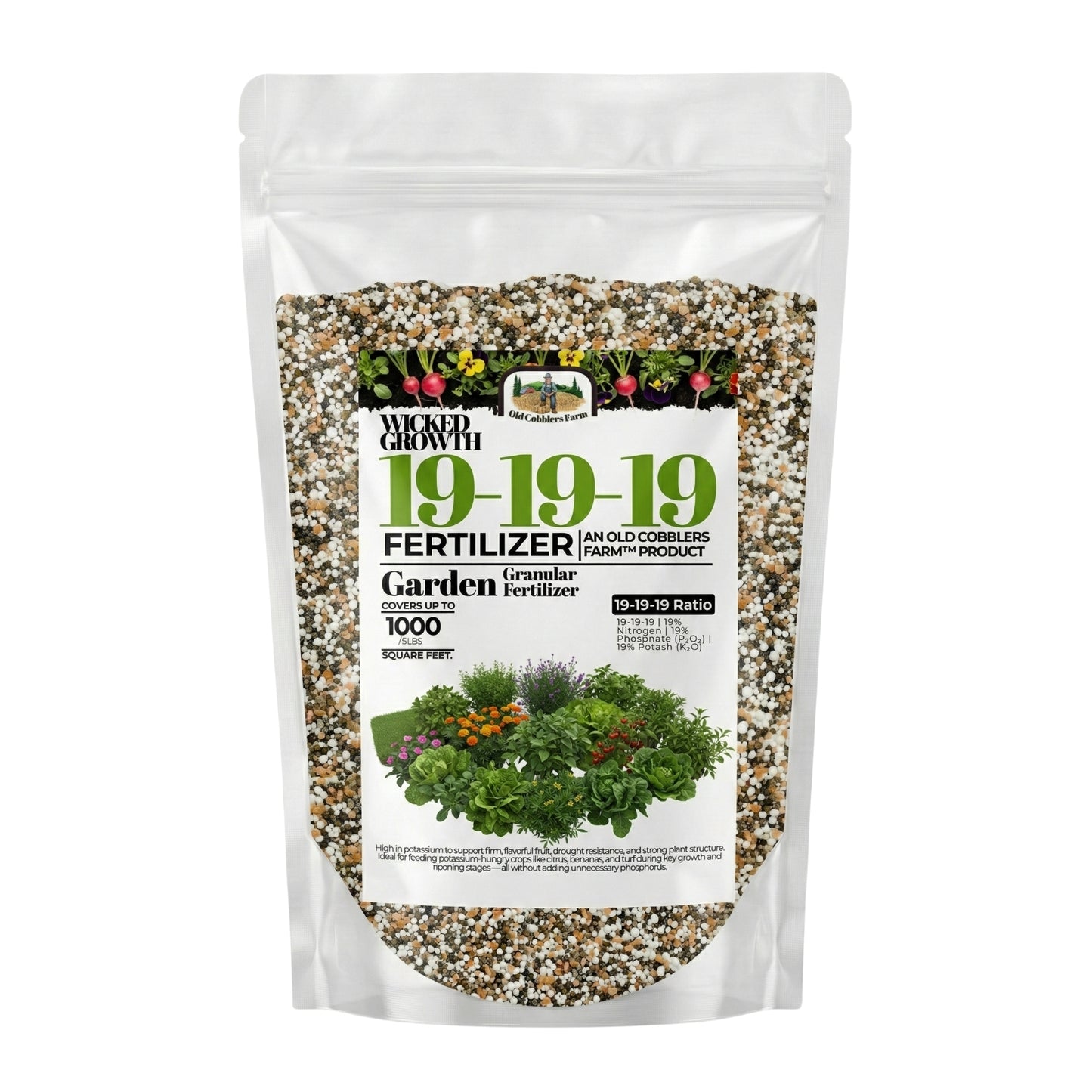 Old Cobblers Farm™ Wicked Growth 19-19-19 Fertilizer - Multi Purpose