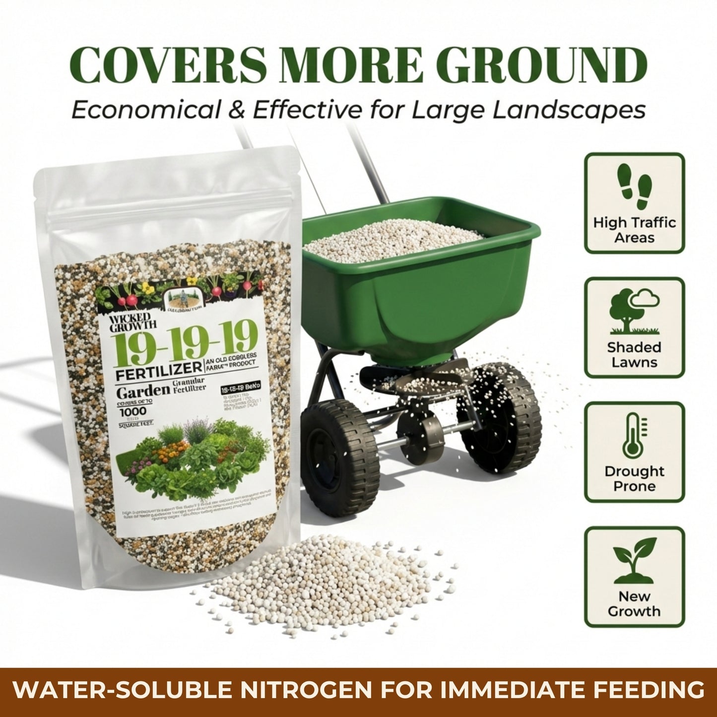 Old Cobblers Farm™ Wicked Growth 19-19-19 Fertilizer - Multi Purpose