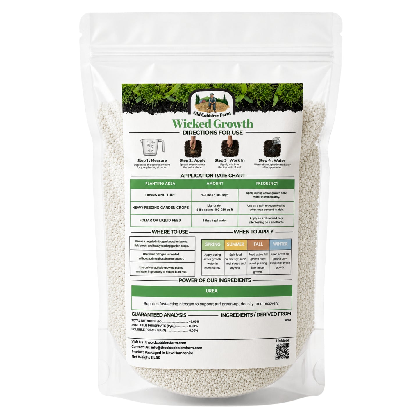 Wicked Growth High-Efficiency Urea Fertilizer
