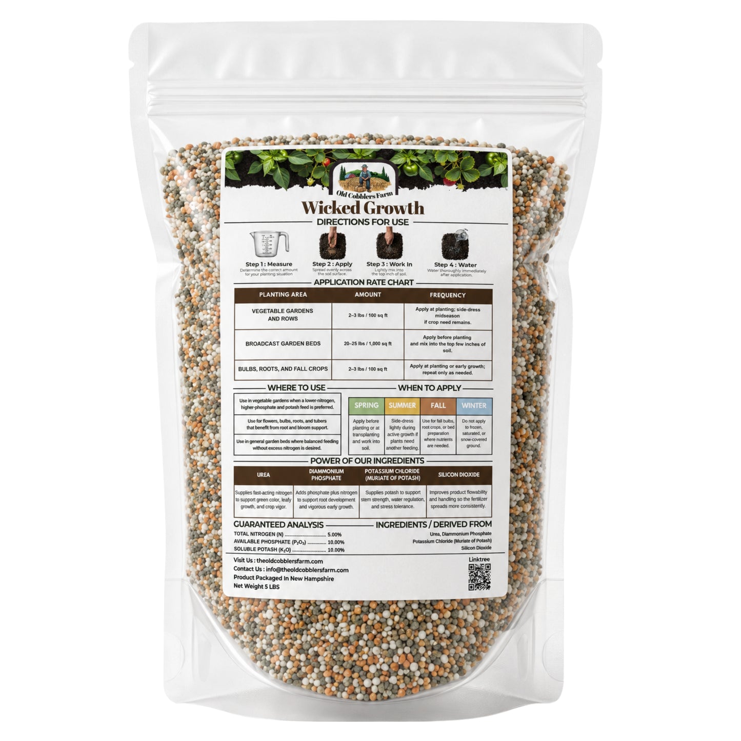 Wicked Growth 5-10-10 Fertilizer