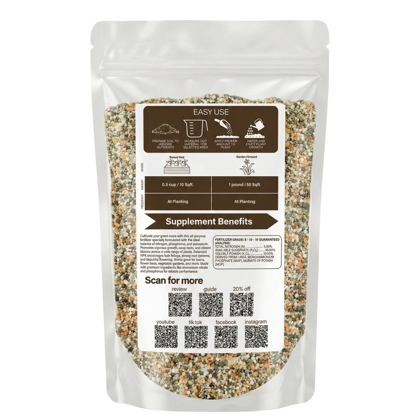 Wicked Growth 5-10-10 Fertilizer