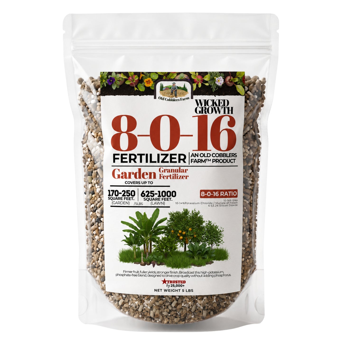 Wicked Growth 8-0-16 Fertilizer - Old Cobblers Farm