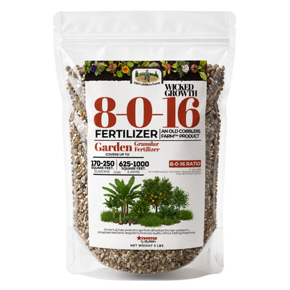 Wicked Growth 8-0-16 Fertilizer - Old Cobblers Farm