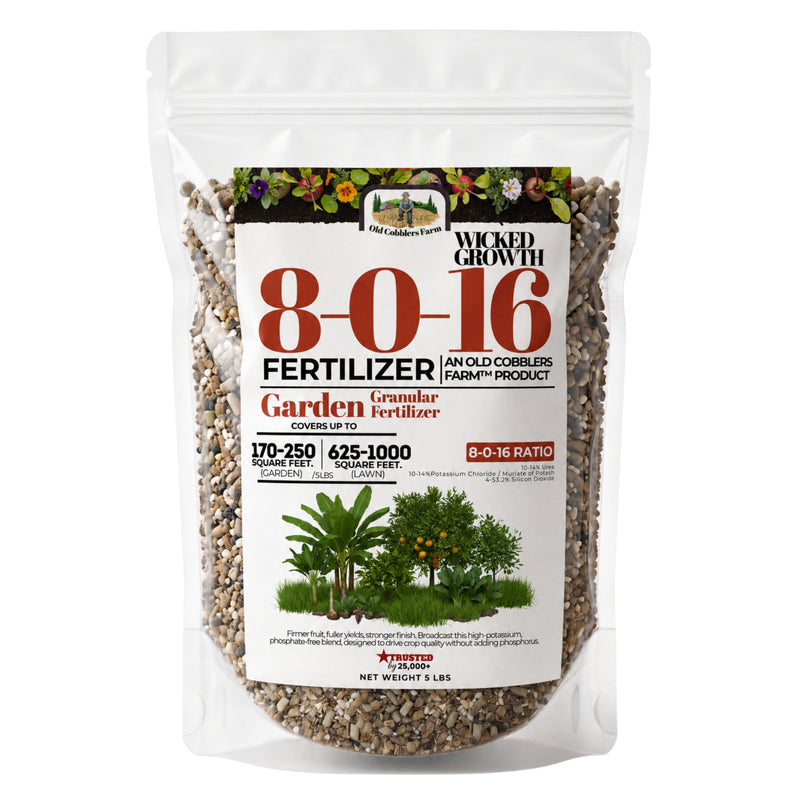 Wicked Growth 8-0-16 Fertilizer - Old Cobblers Farm