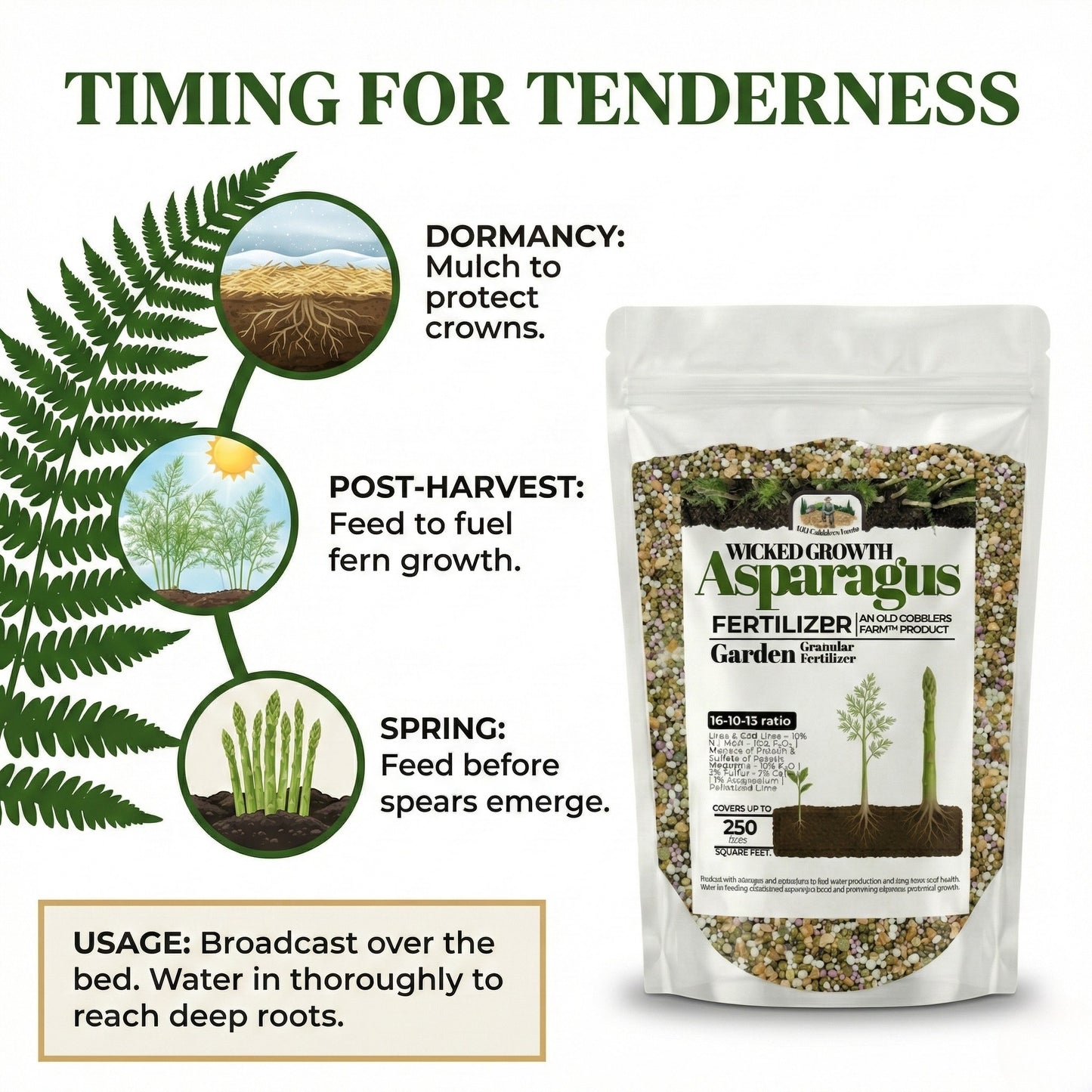 Wicked Growth Asparagus Fertilizer