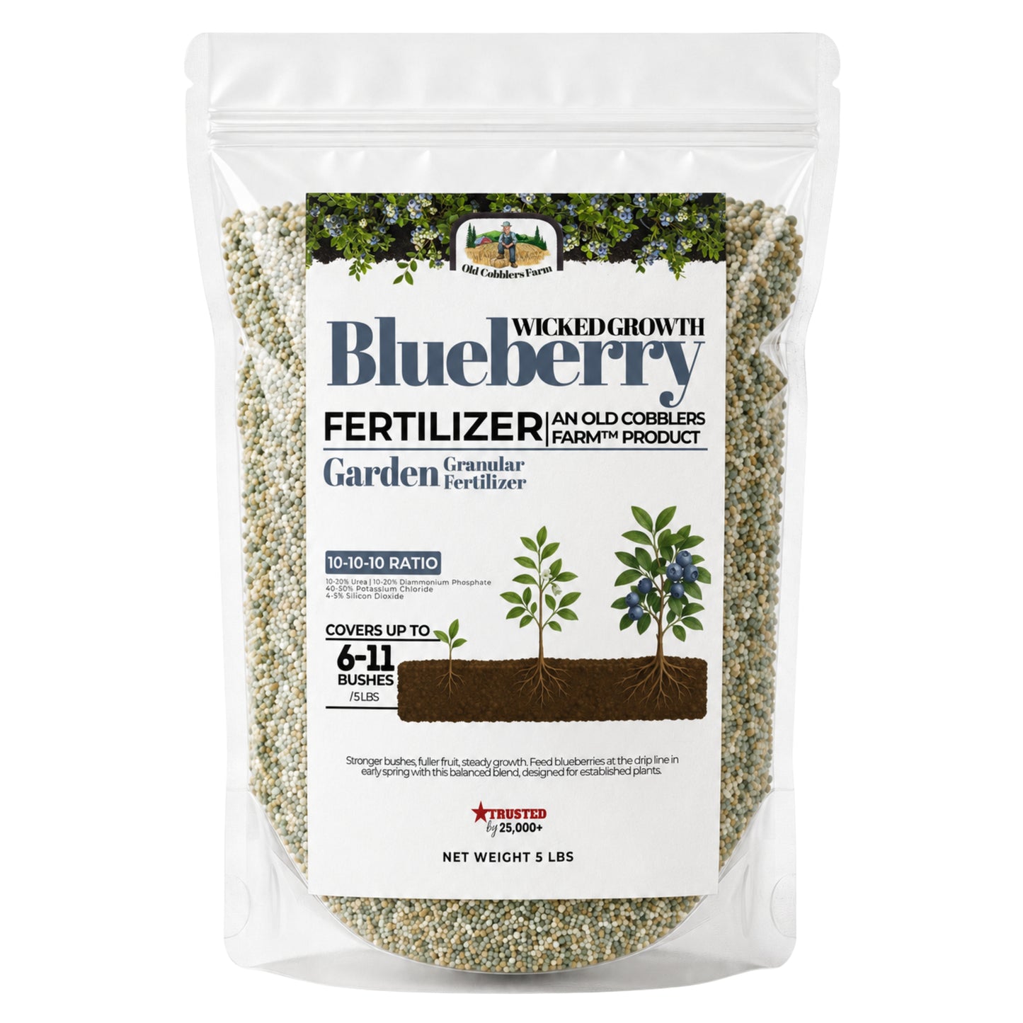 Wicked Growth Blueberry Fertilizer - Old Cobblers Farm