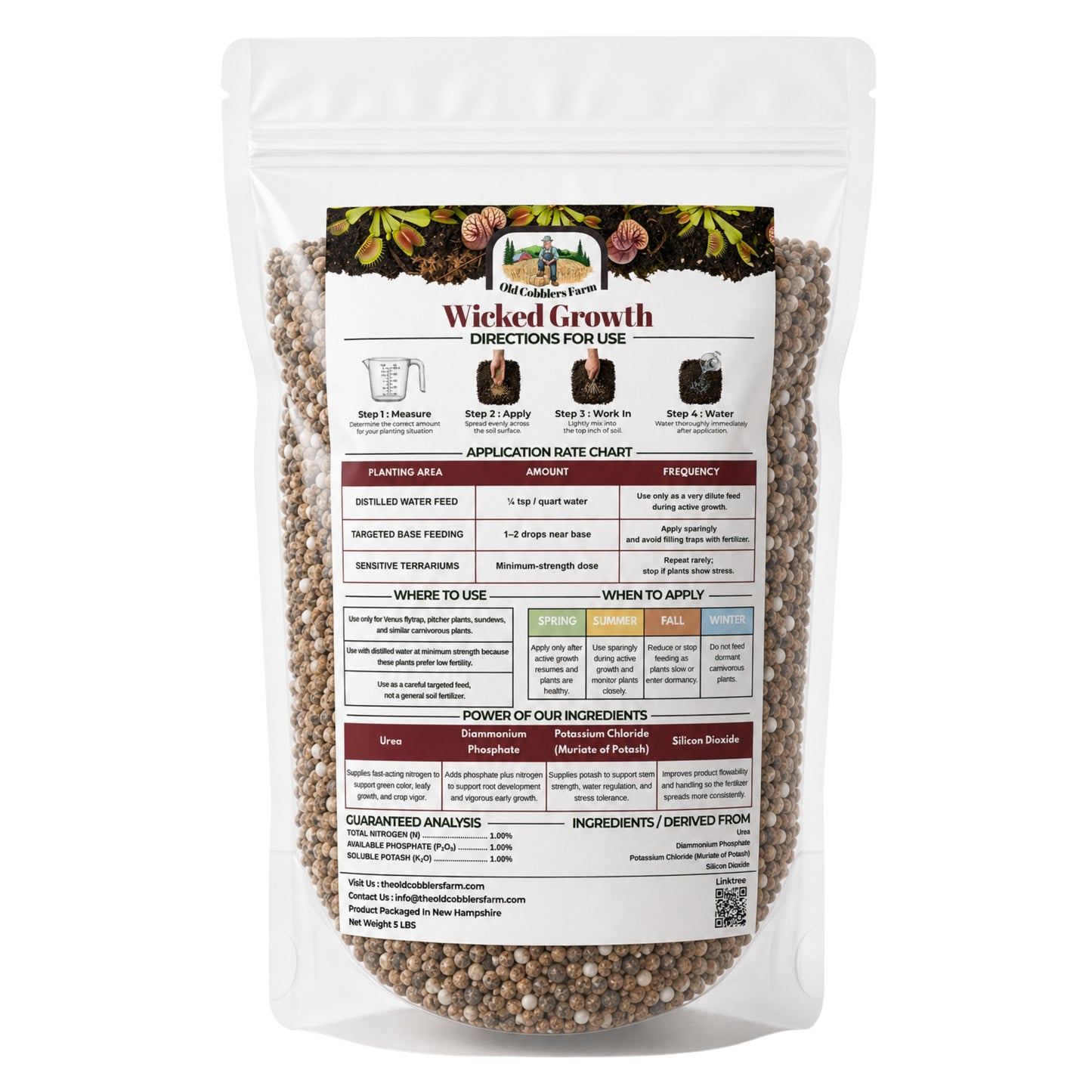 Wicked Growth Carnivorous Plants Fertilizer