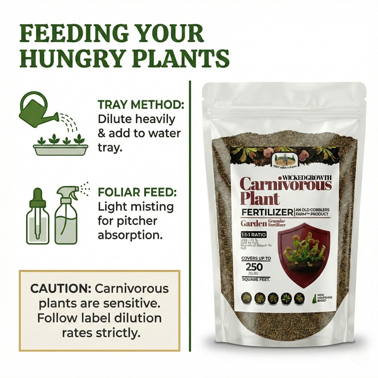Wicked Growth Carnivorous Plants Fertilizer