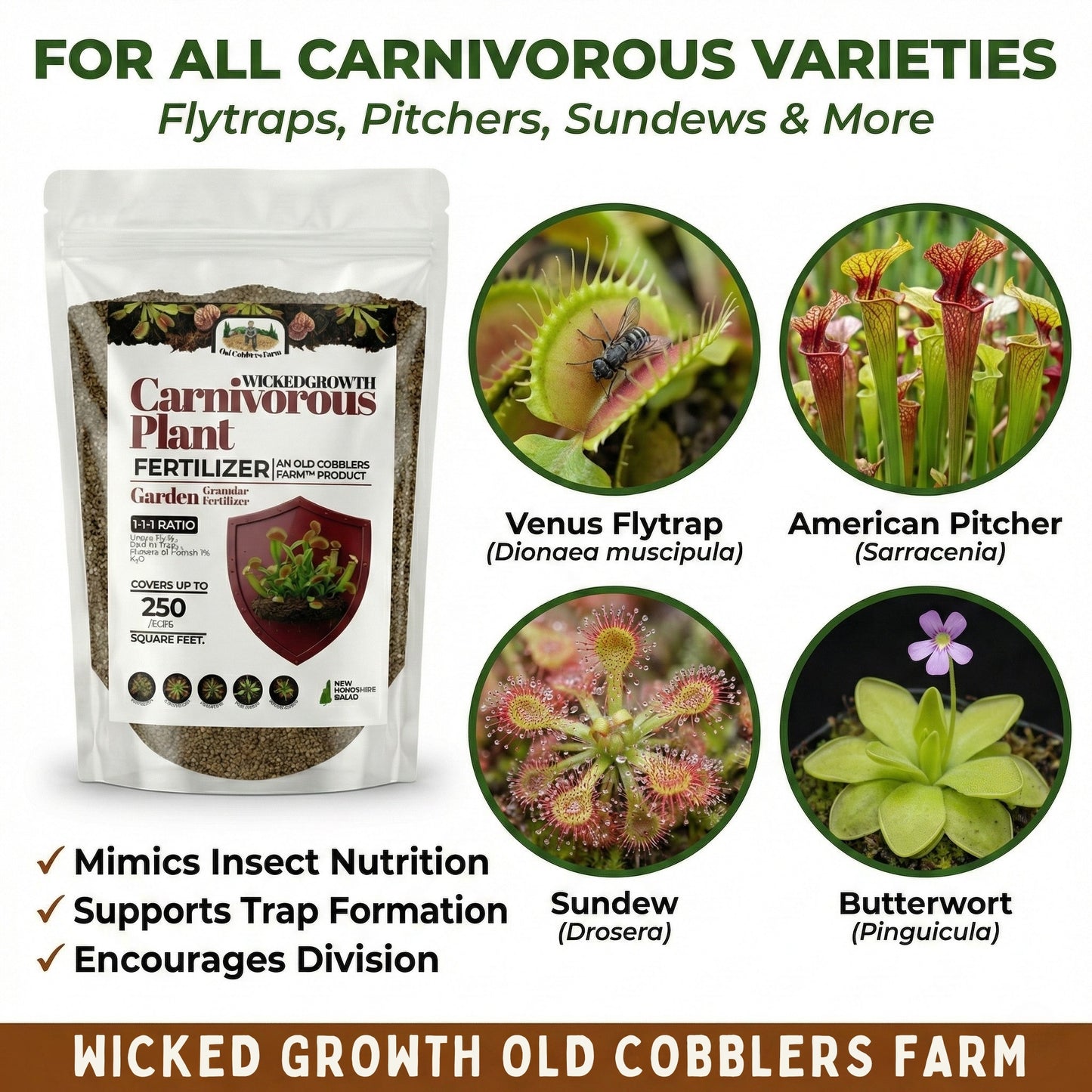 Wicked Growth Carnivorous Plants Fertilizer