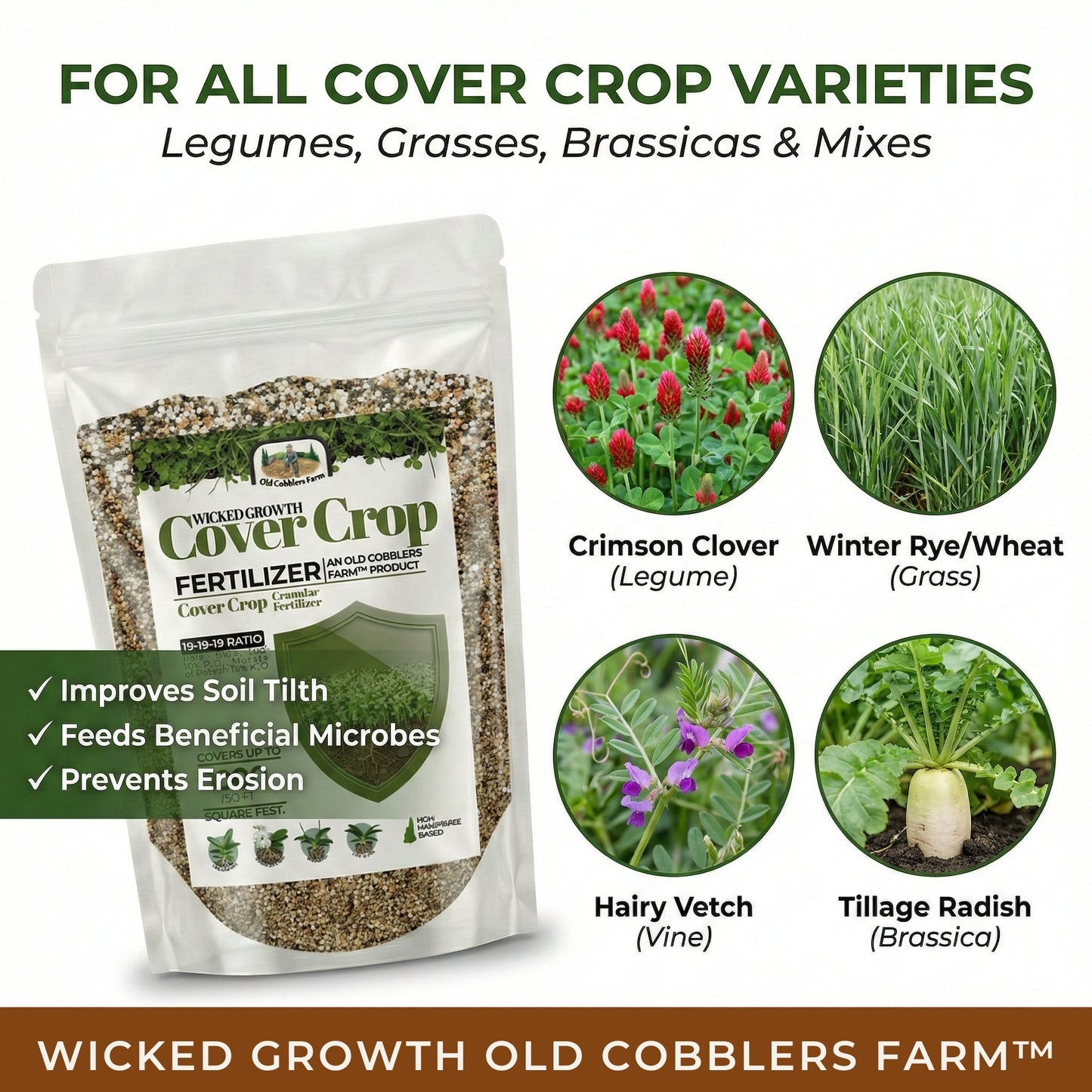 Wicked Growth Cover Crops Fertilizer
