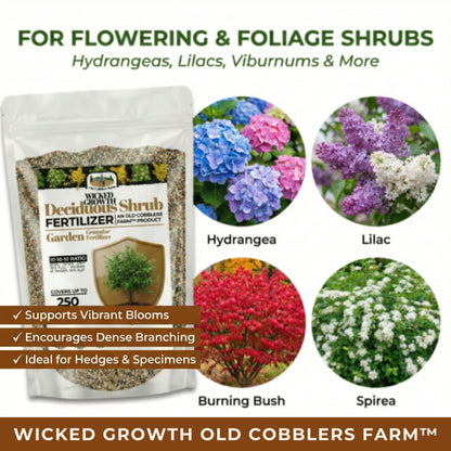 Wicked Growth Deciduous Shrubs Fertilizer