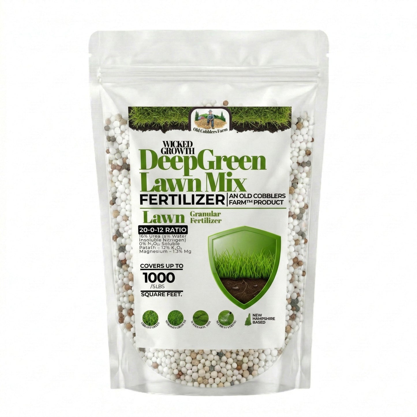 Wicked Growth Deep Green Lawn Mix 20-0-12 Fertilizer