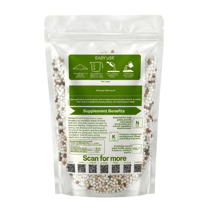 Wicked Growth Early Season Lawn Booster 6-16-12 Fertilizer