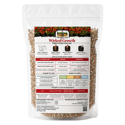 Wicked Growth Garden & Tomato Fertilizer
