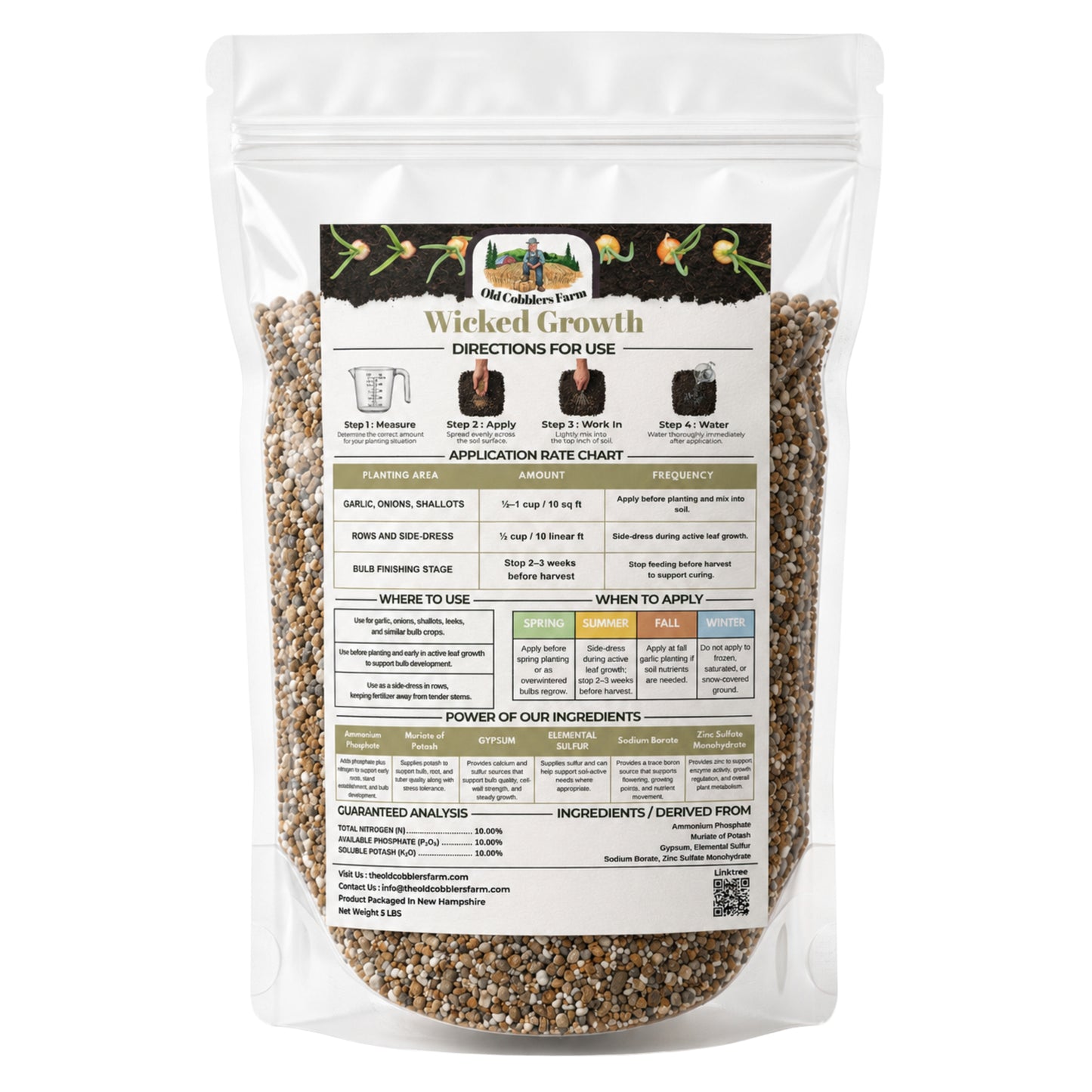 Wicked Growth Garlic Onion Fertilizer