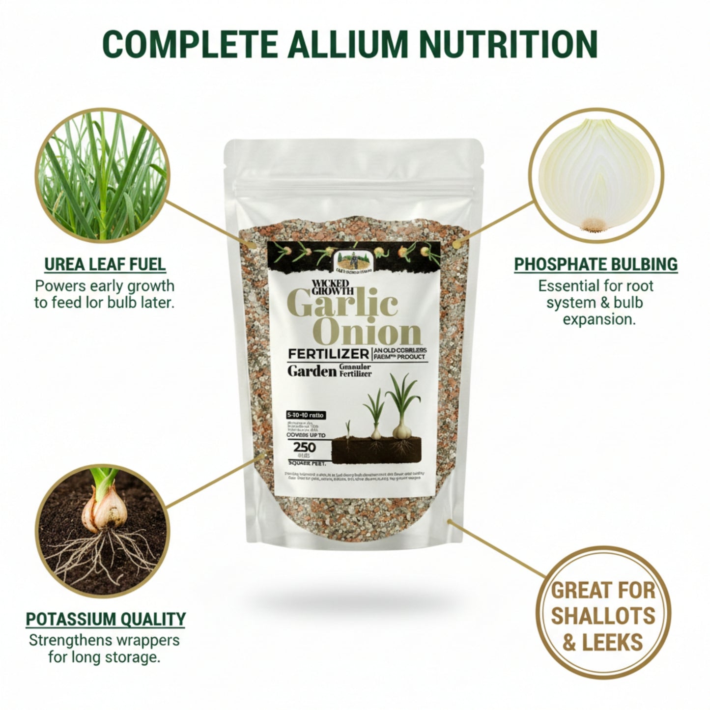Wicked Growth Garlic Onion Fertilizer