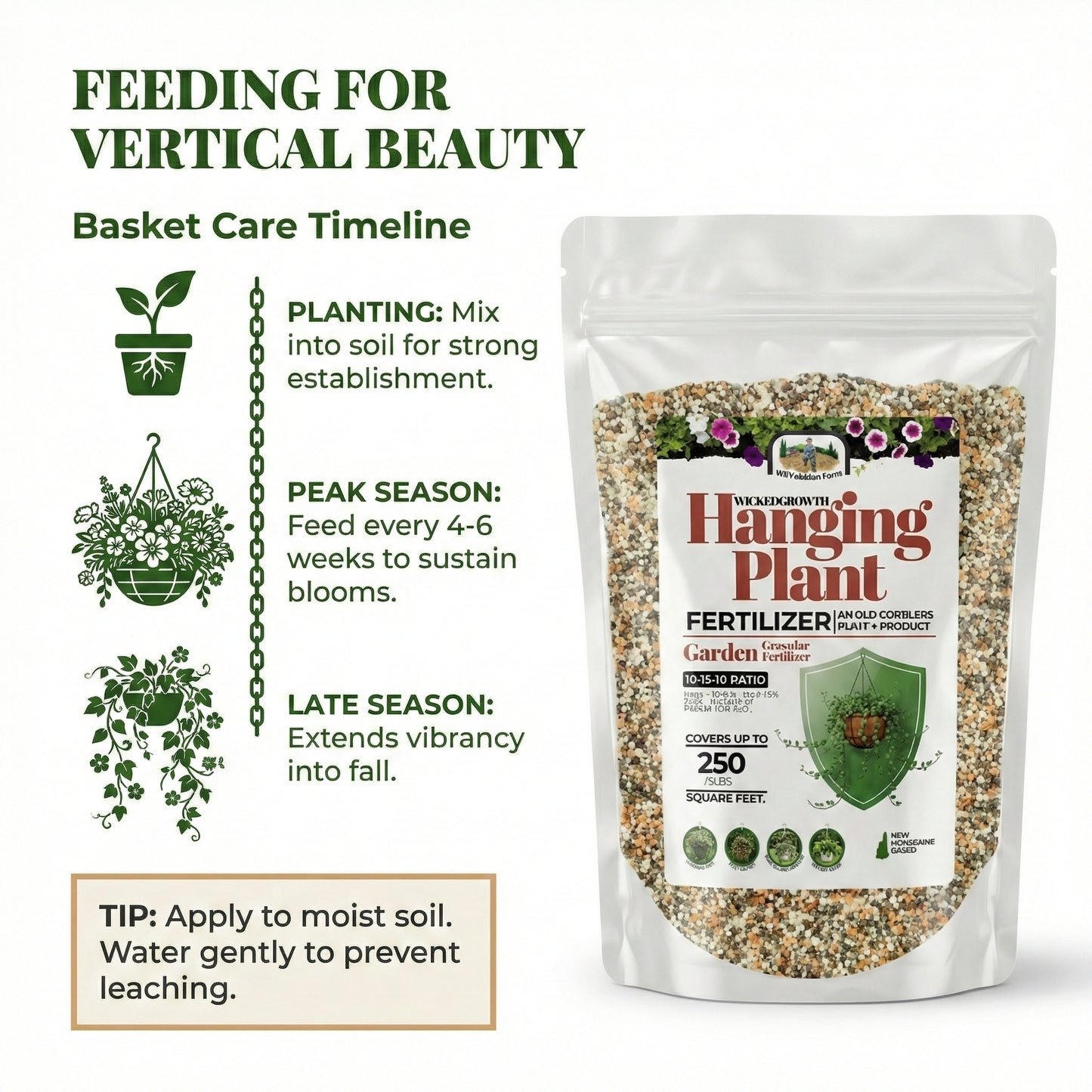 Wicked Growth Hanging Plants Fertilizer