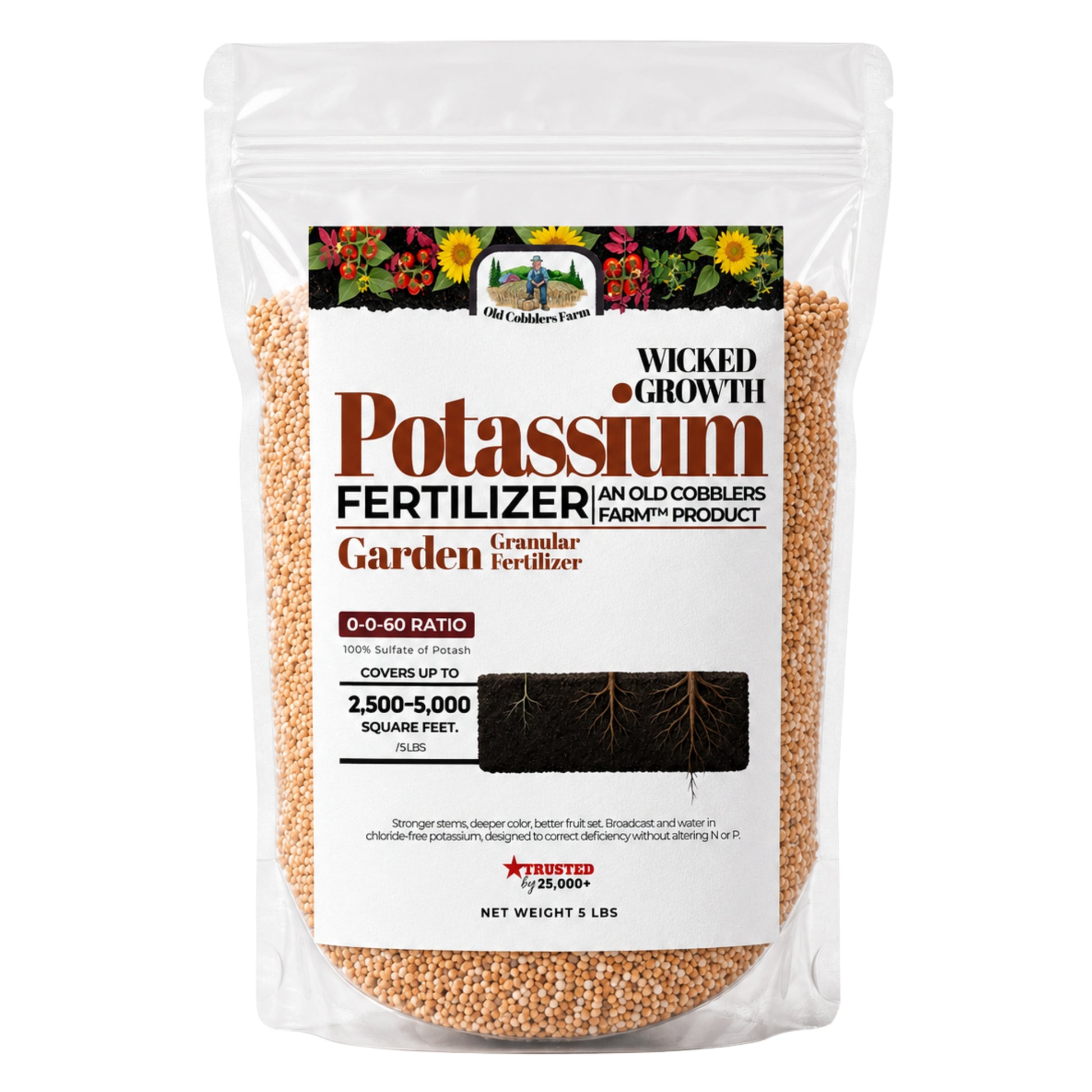Wicked Growth Potassium Fertilizer - Old Cobblers Farm