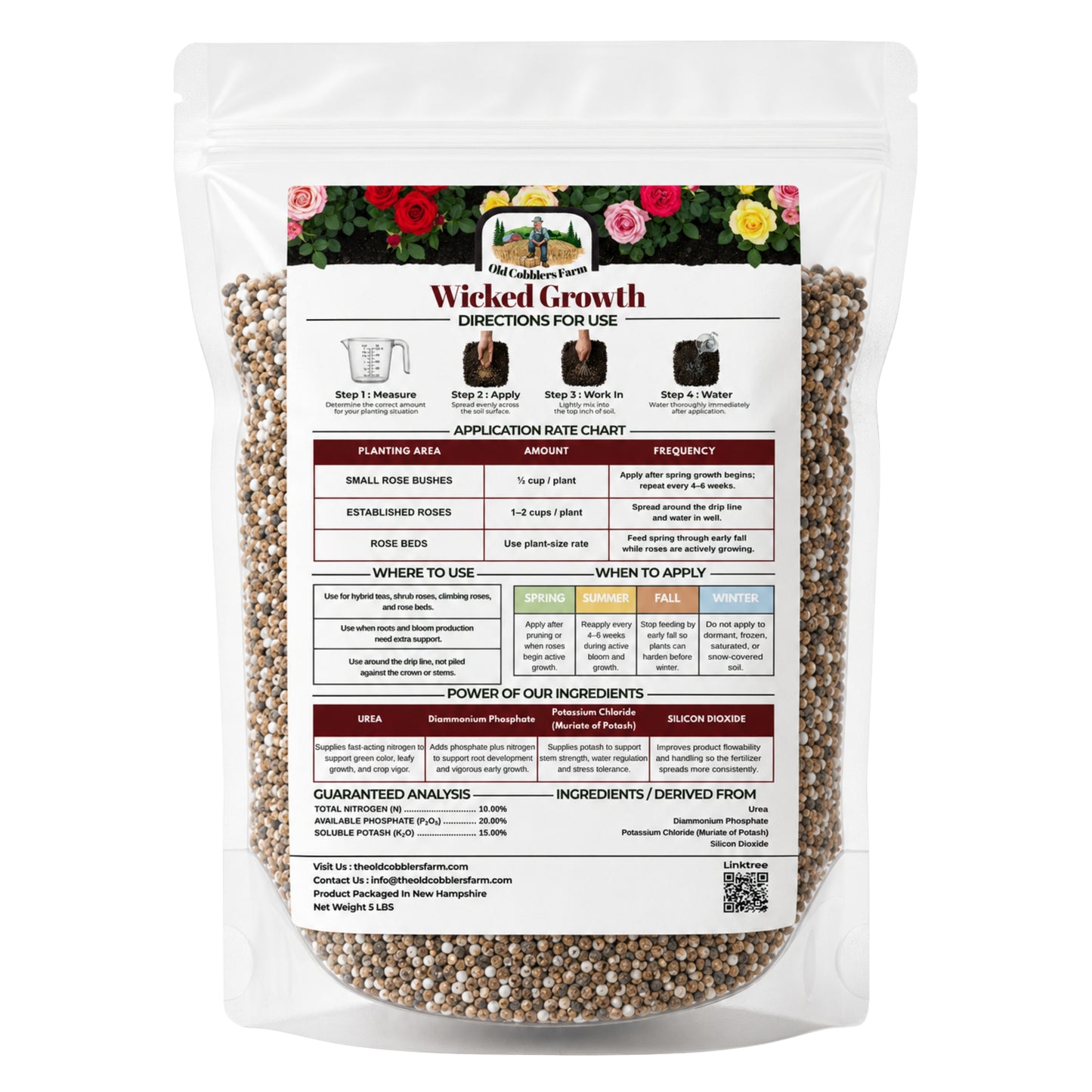 Wicked Growth Roses Fertilizer