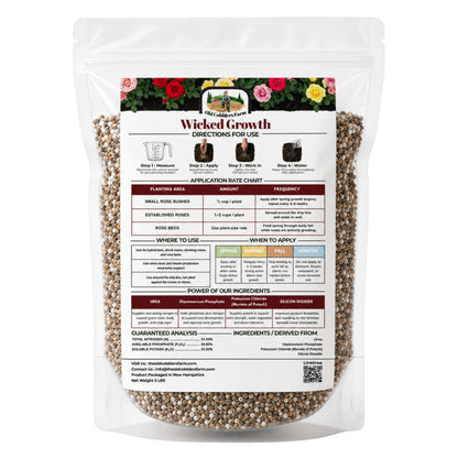 Wicked Growth Roses Fertilizer