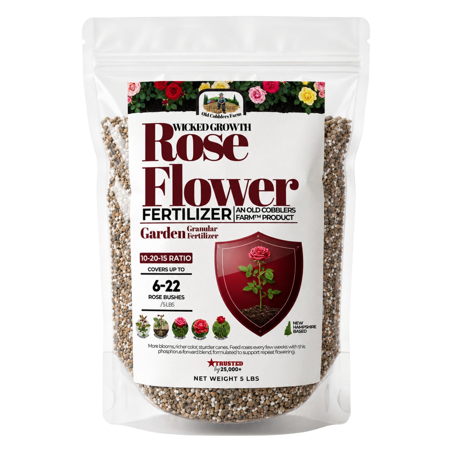 Wicked Growth Roses Fertilizer - Old Cobblers Farm