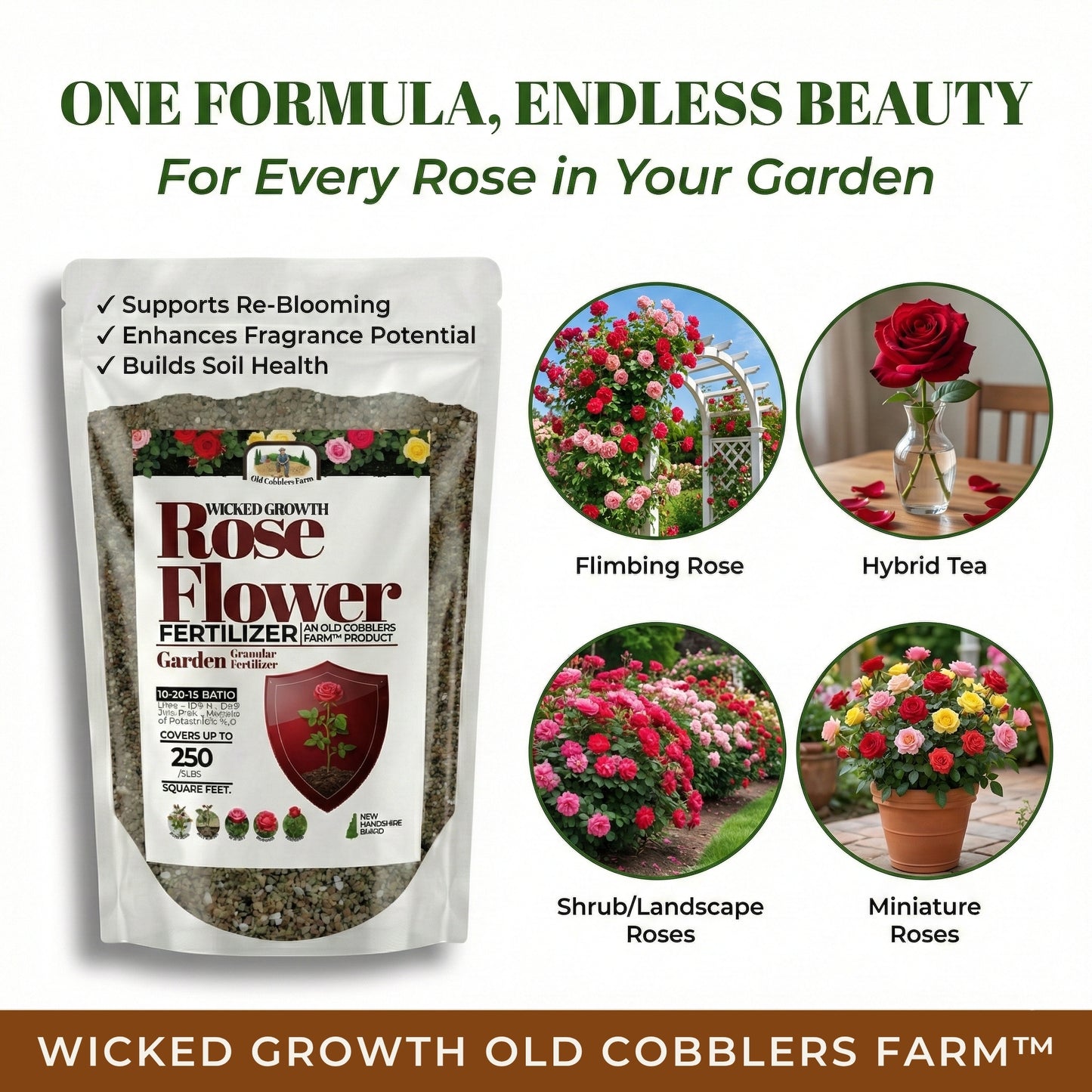 Wicked Growth Roses Fertilizer