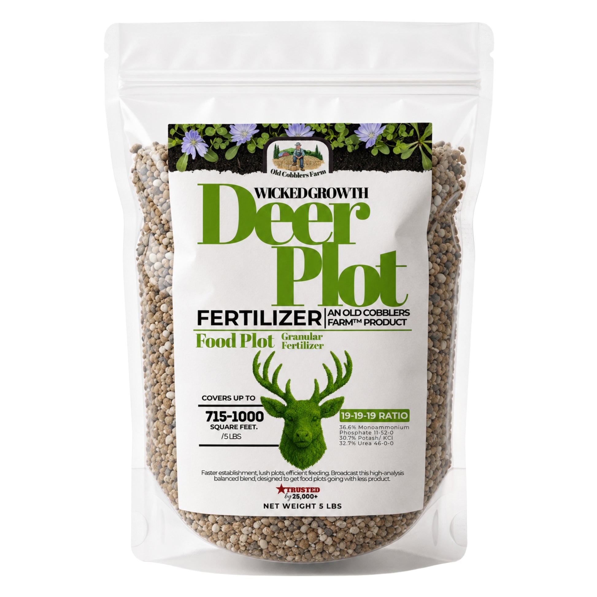Wicked Growth Wildlife Deer Plot Fertilizer - Old Cobblers Farm
