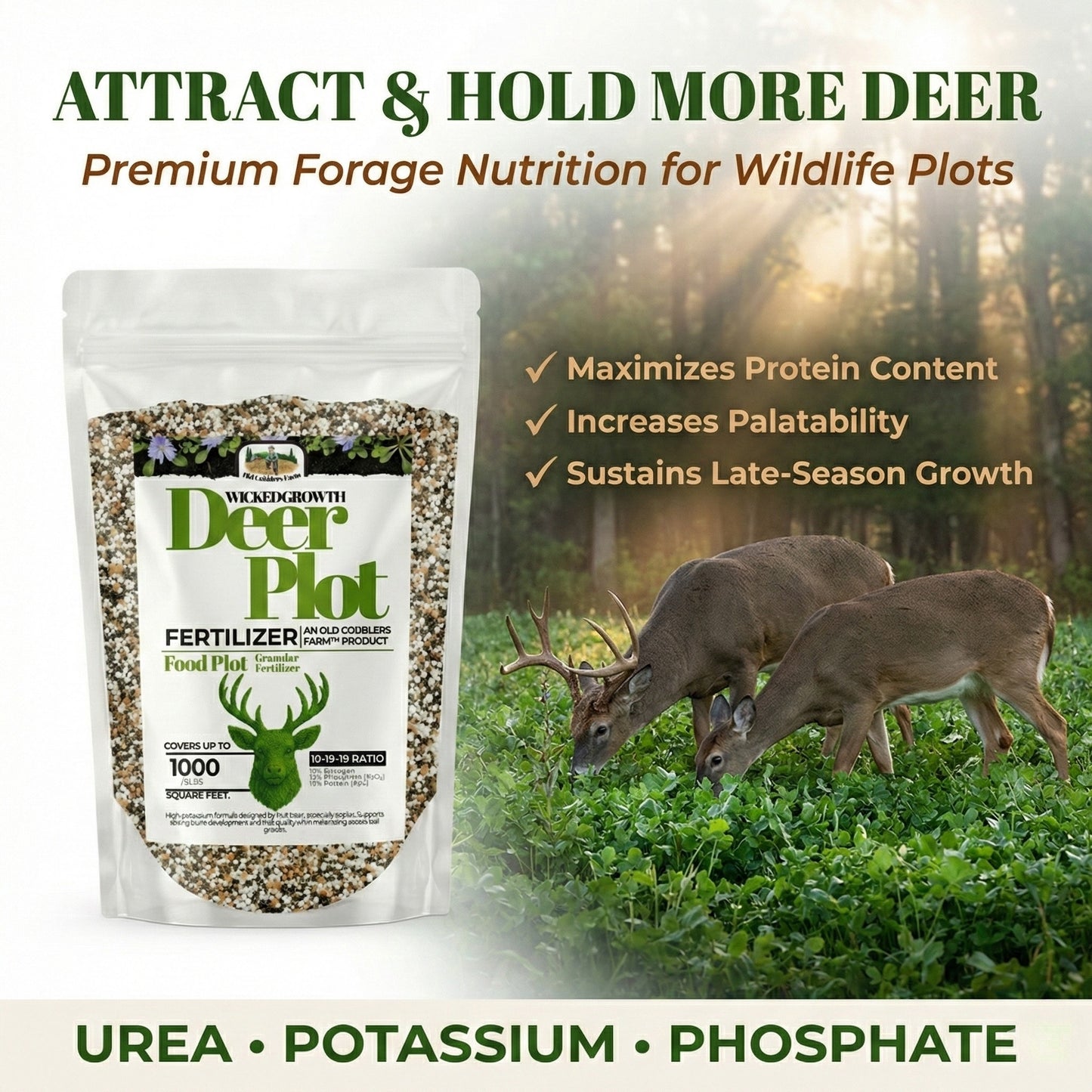 Wicked Growth Wildlife Deer Plot Fertilizer