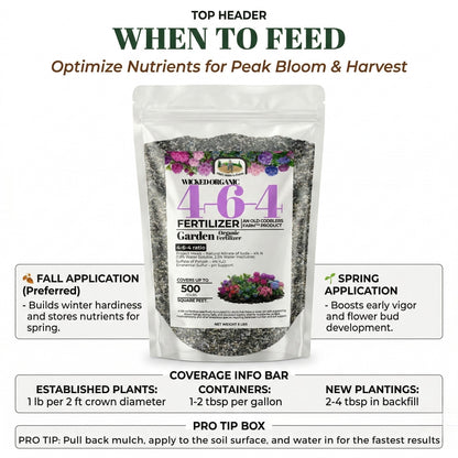 Wicked Organics 4-6-4 Fertilizer