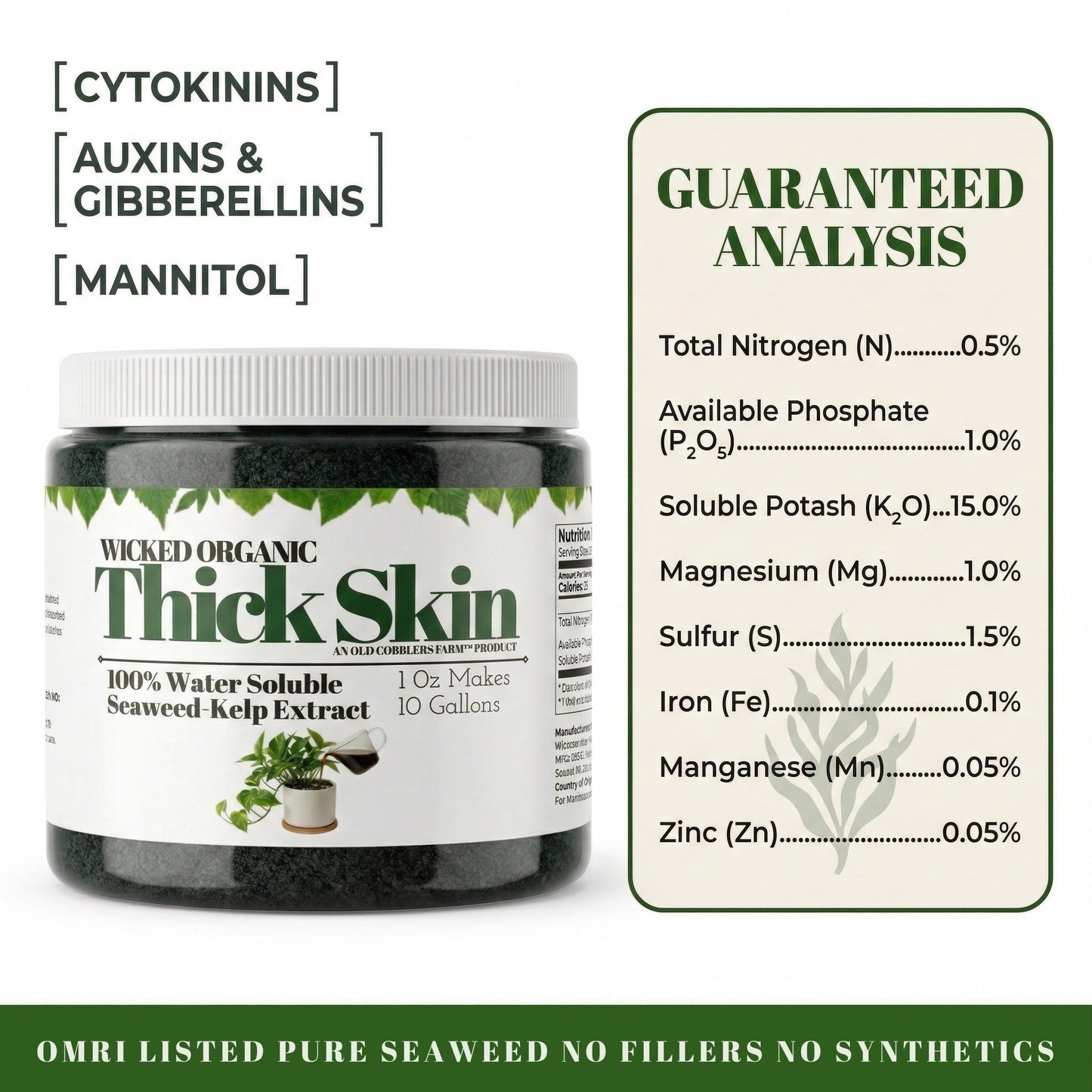 Wicked Organics Thick Skin Fertilizer