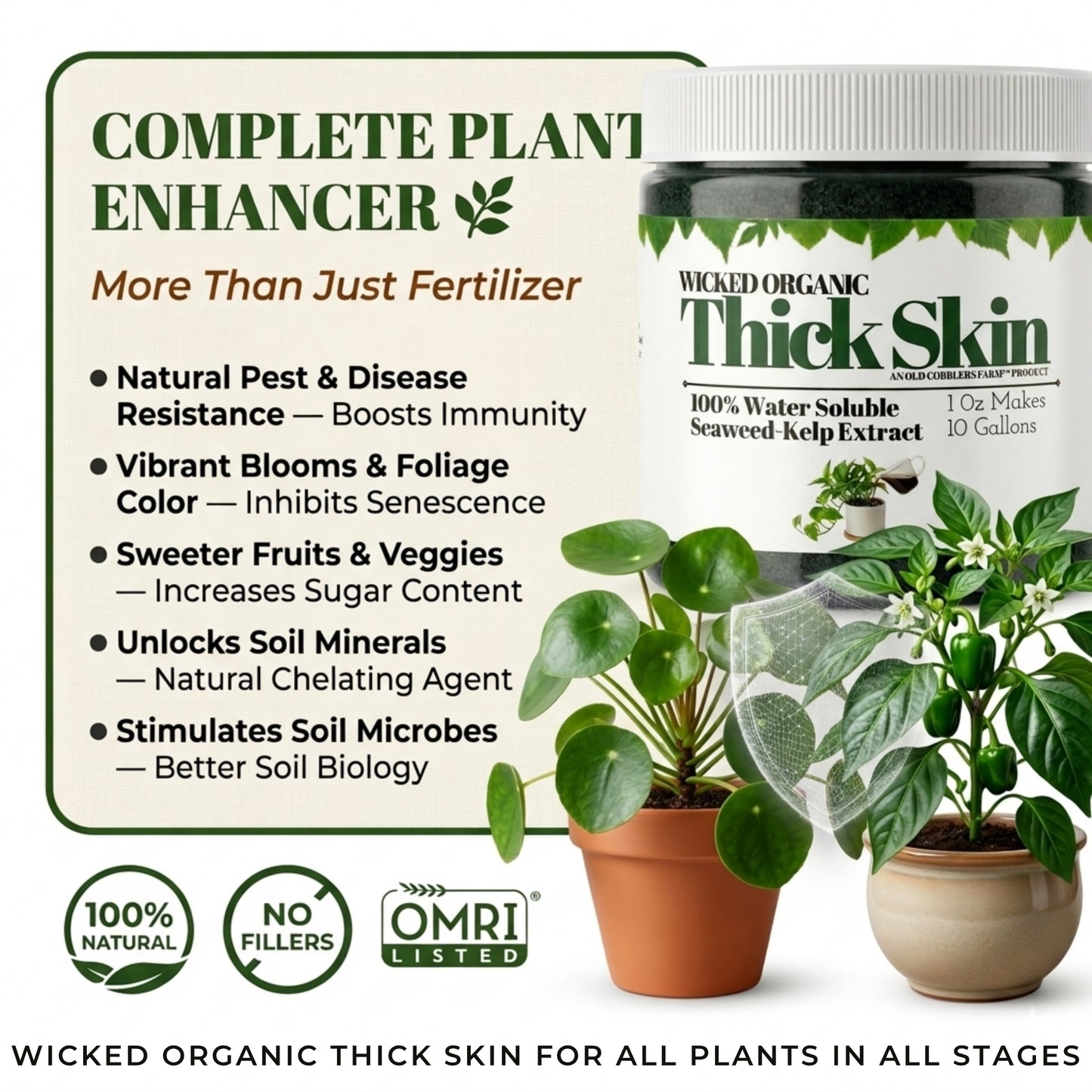 Wicked Organics Thick Skin Fertilizer