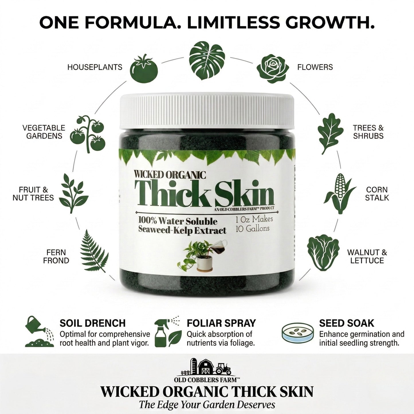 Wicked Organics Thick Skin Fertilizer