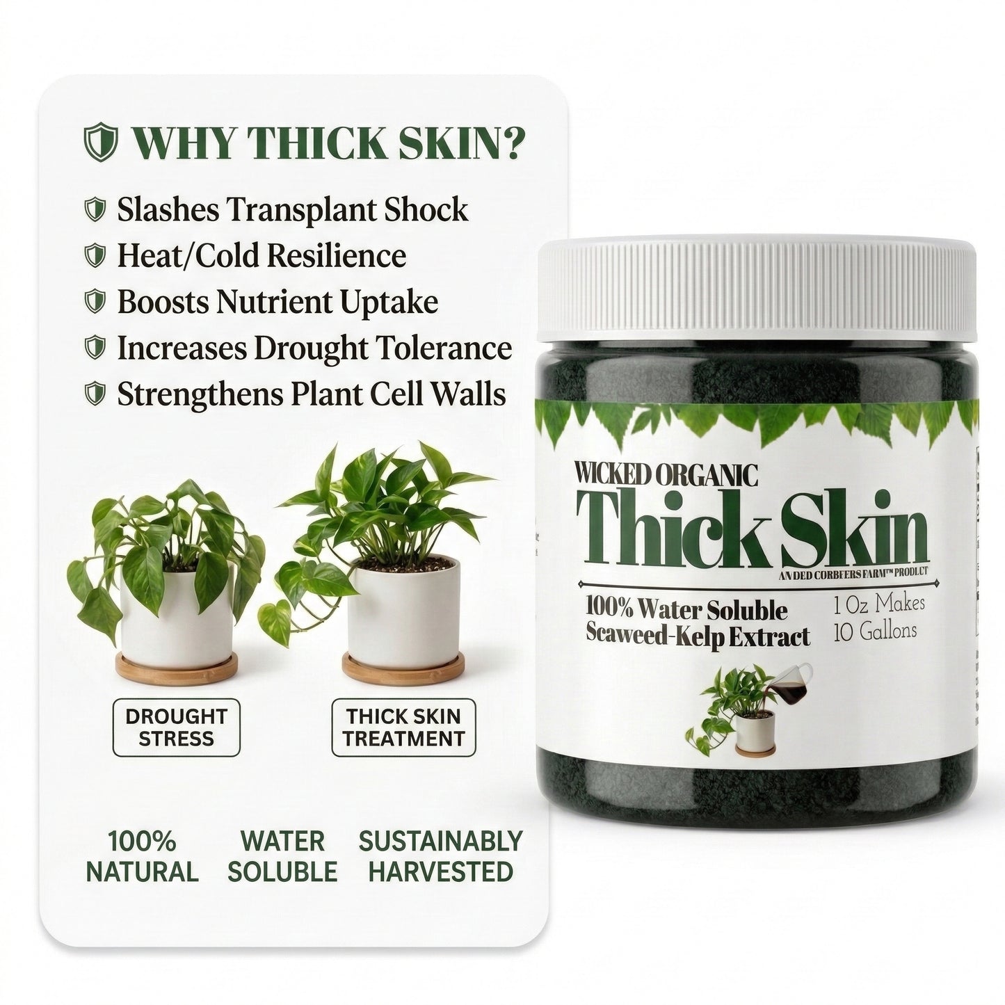 Wicked Organics Thick Skin Fertilizer