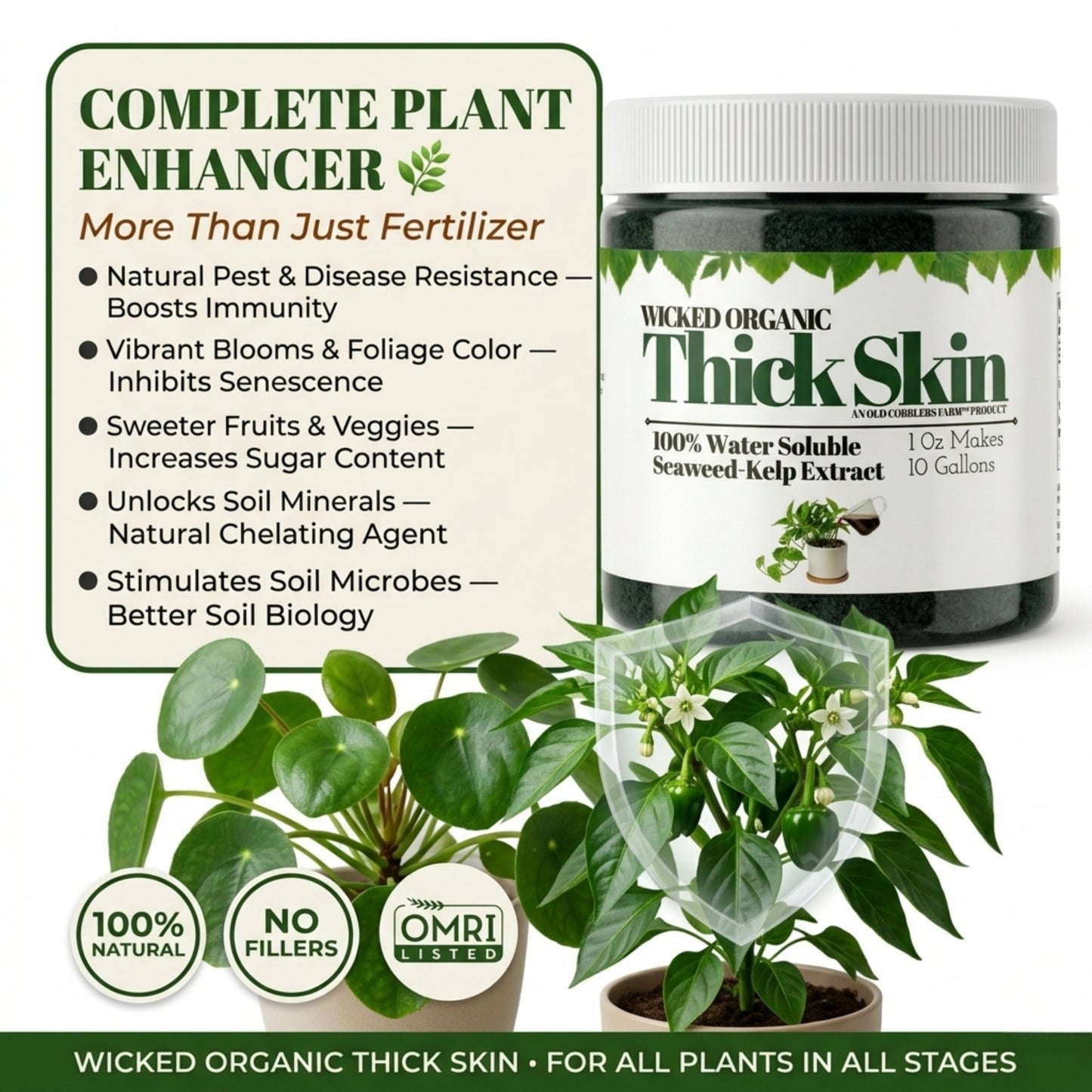 Wicked Organics Thick Skin Fertilizer