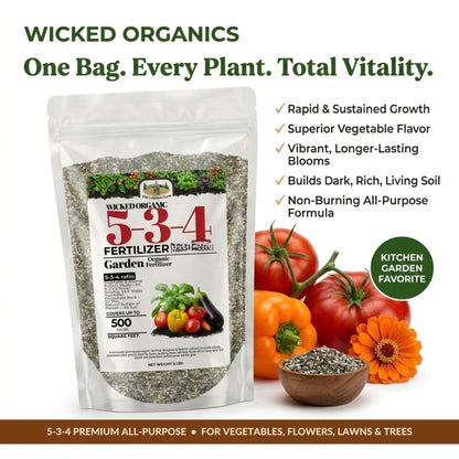 Wicked Organics 5-3-4 Fertilizer
