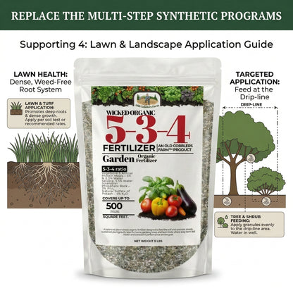 Wicked Organics 5-3-4 Fertilizer