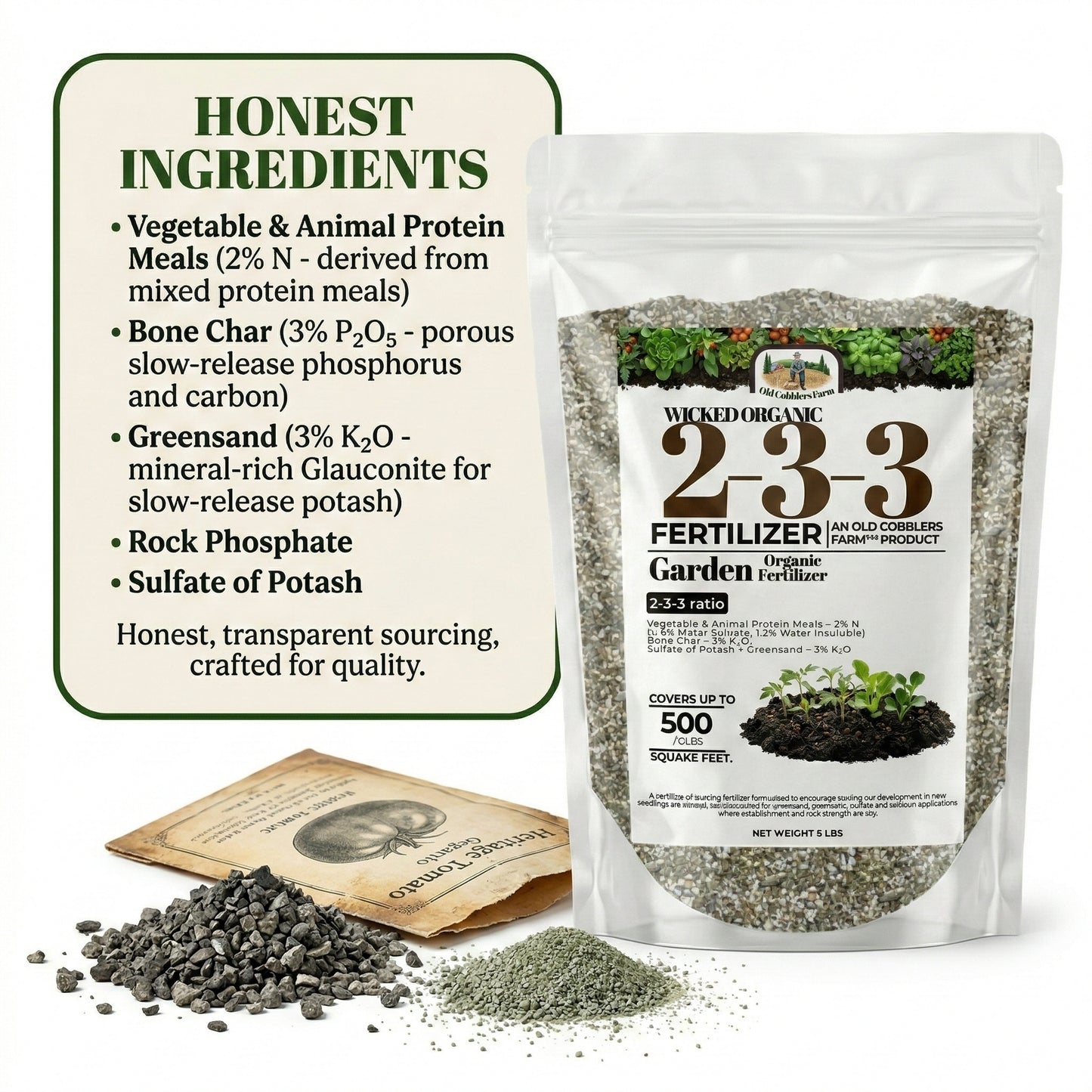 Wicked Organics 2-3-3 Fertilizer