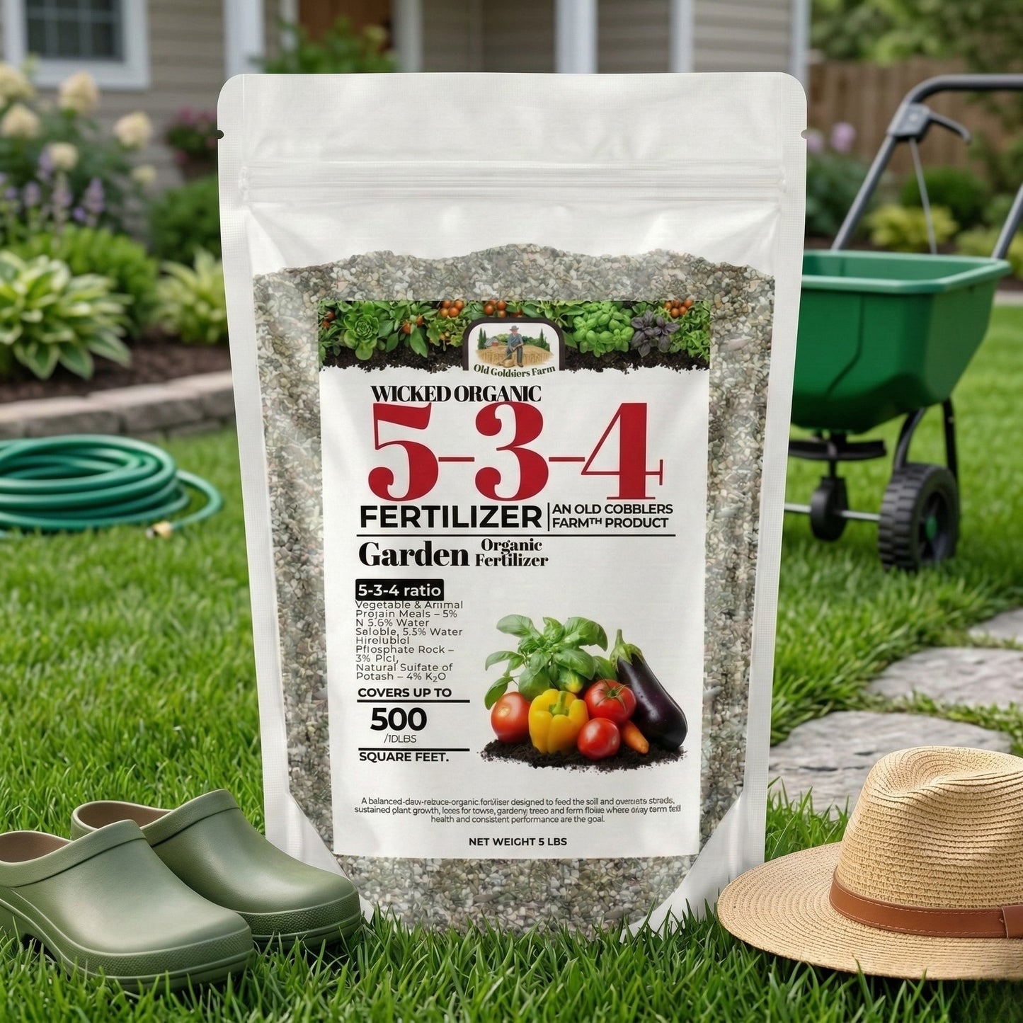 Wicked Organics 5-3-4 Fertilizer